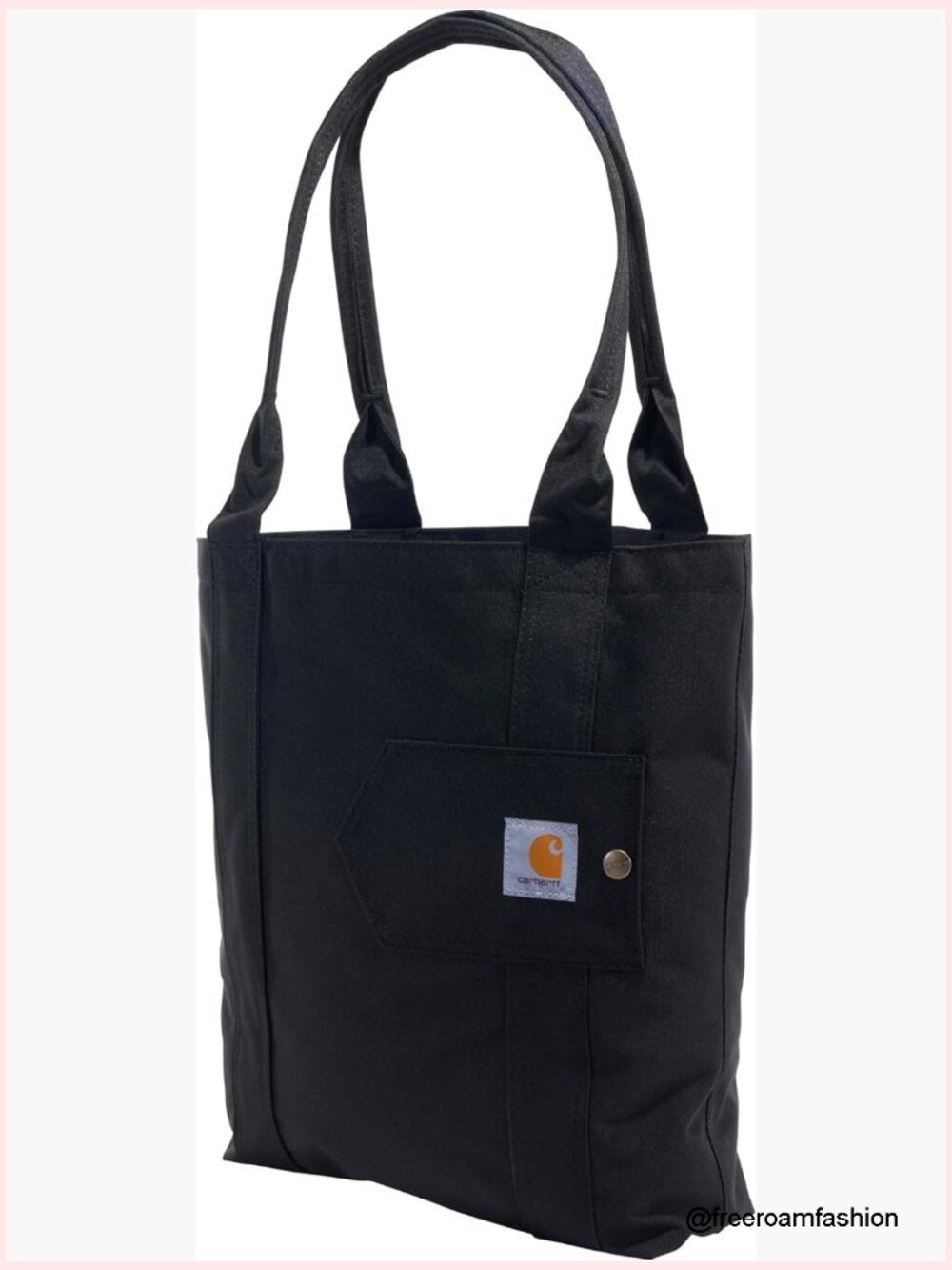 Water-Resistant Nylon Tote Bag With Interior Pockets, 20l Capacity